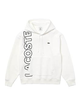 Sweat Lacoste Live 1927 Blanc Femme et Homme