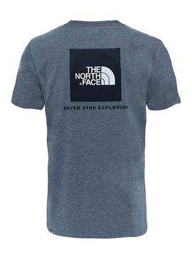 T-Shirt The North Face Boîte Gris pour Homme