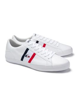 Baskets Lacoste Lerond TRI1 Blanc pour Homme