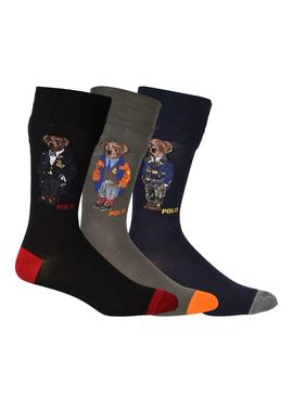 Chaussettes Polo Ralph Lauren Bear Multi Homme