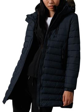 Manteaux Superdry Fuji Bleu marine pour Femme