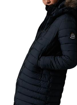 Manteaux Superdry Fuji Bleu marine pour Femme
