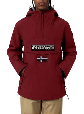 Anorak Napapijri Rainforest Pocket Grenat Homme