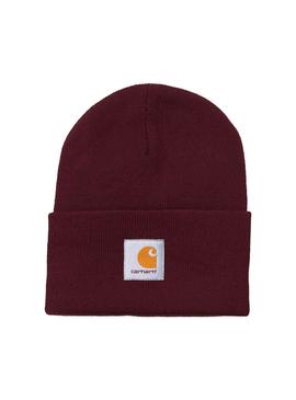 Bonnet Carhartt Watch Bordeaux pour Femme Homme