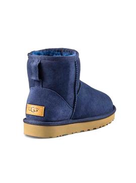 Bootss UGG Classic Mini Bleu pour Femme