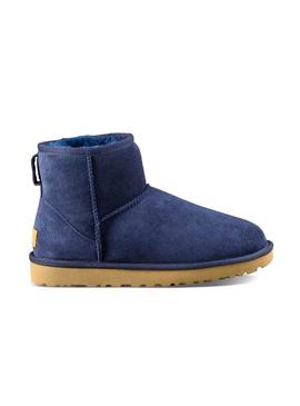 Bootss UGG Classic Mini Bleu pour Femme