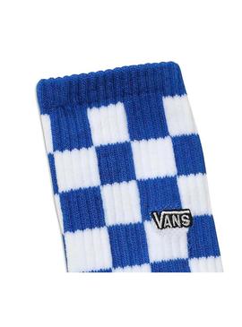 Chaussettes Vans Checkerboard Bleu pour Garçon et Fille