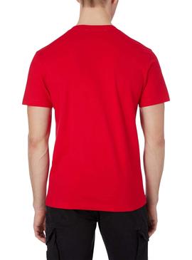T-Shirt Calvin Klein Jeans Instit Rouge Homme