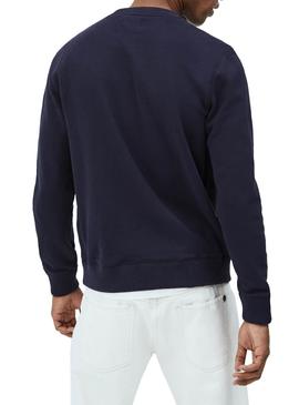 Sweat Pepe Jeans Harold Bleu marine pour Homme