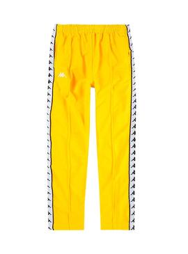 Pantalon Kappa Astoria Jaune Femme