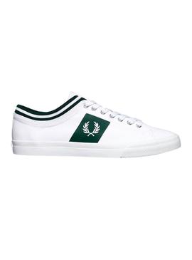 Baskets Fred Perry Underspin Blanc et Vert