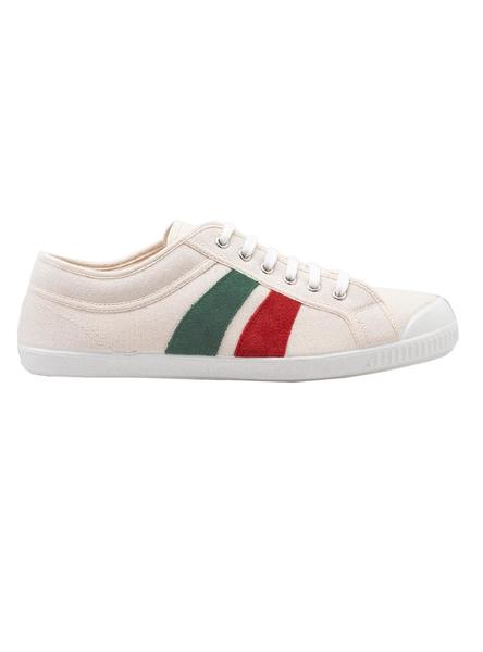 Baskets El Ganso Toile de squash Blanc Homme