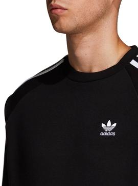 Sweat Adidas 3 Stripes Noir pour Homme