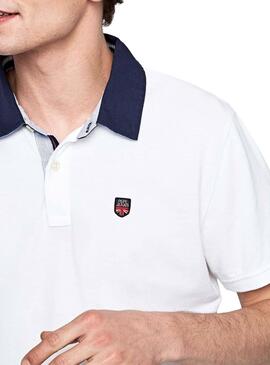 Polo Pepe Jeans Peter White Hommes