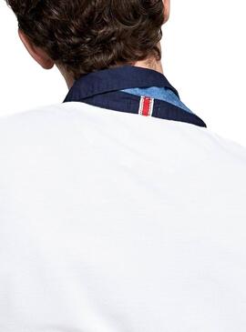 Polo Pepe Jeans Peter White Hommes