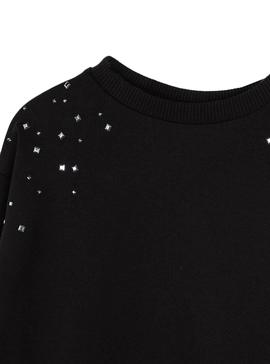 Sweat Mayoral Strass Noire pour Fille