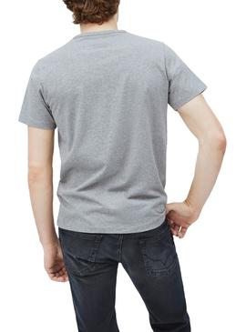 T-Shirt Pepe Jeans Casst Gris pour Homme