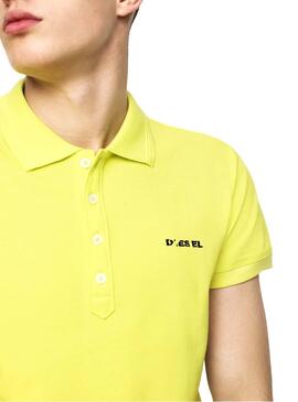 Polo Diesel T-Heal Jaune Homme