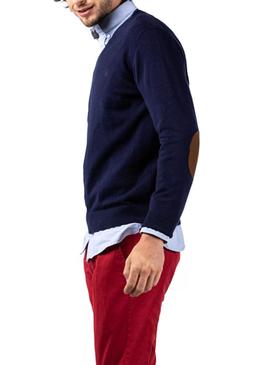 Pull El Ganso Coudières Bleu marine pour Homme