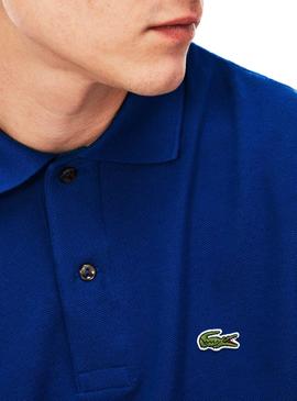 Polo Lacoste L1212 Bleu Électrique