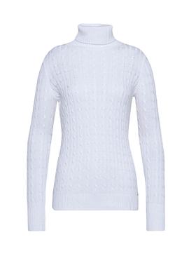 Pull Superdry Croyde Blanc pour Femme
