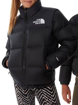 Veste The North Face Nuptse Noire Fille et Garçon