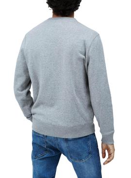 Sweat Pepe Jeans Harold Gris pour Homme