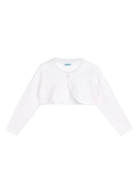 Veste Mayoral Court Blanc pour Fille