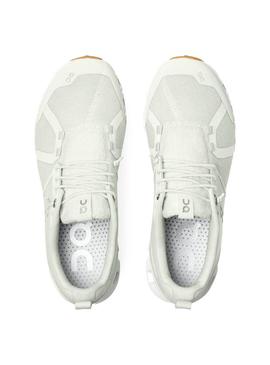 Baskets On Running Cloud Terry Blanc pour Femme