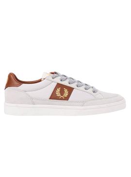 Baskets Fred Perry Deuce Poly Blanc Homme