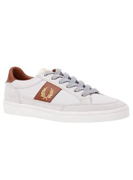 Baskets Fred Perry Deuce Poly Blanc Homme