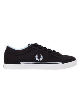 Baskets Fred Perry Baseline Twill Noire Homme