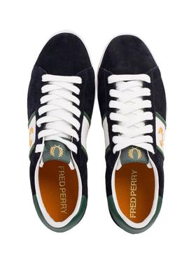 Baskets Fred Perry Spencer Bleu marine pour Homme