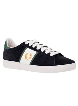 Baskets Fred Perry Spencer Bleu marine pour Homme