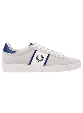 Baskets Fred Perry Spencer Gris pour Homme