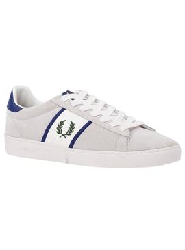 Baskets Fred Perry Spencer Gris pour Homme