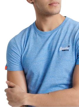 T-Shirt Superdry Original Vintage Bleu Homme