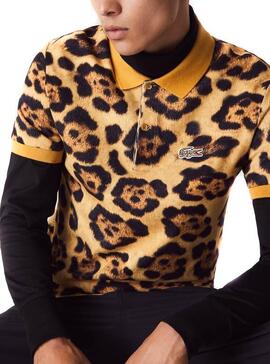 Polo Lacoste x National Geographic Leopard Homme