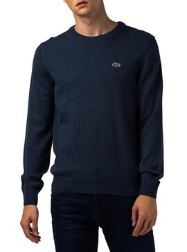 Pull Lacoste Tricot Bleu marine pour Homme