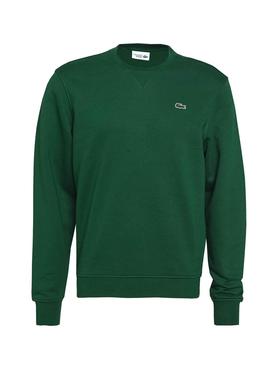 Sweat Lacoste Basic Logo Vert pour Homme