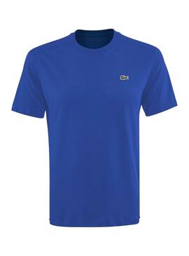 T-Shirt Lacoste Basic Bleu pour Homme