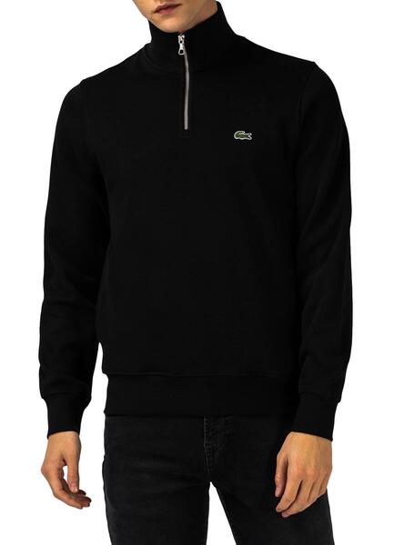 Sweat lacoste deals noir homme