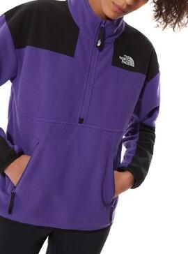 Sweat The North Face Polaire Violet pour Femme