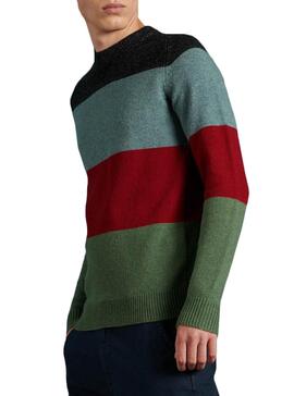 Pull Superdry Harlo Colorblock Multicolore Homme