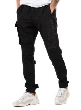 Pantalon Kappa Bander Noir pour Homme