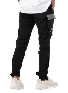 Pantalon Kappa Bander Noir pour Homme