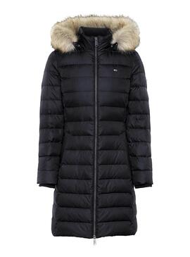 Veste Tommy Jeans Essential Hooded Noir Femme