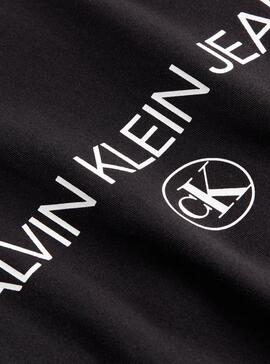 T-Shirt Logo Calvin Klein Archive Noire Homme