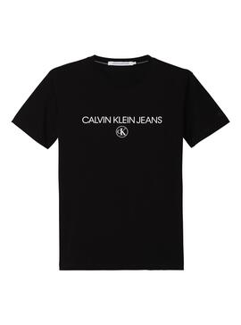 T-Shirt Logo Calvin Klein Archive Noire Homme