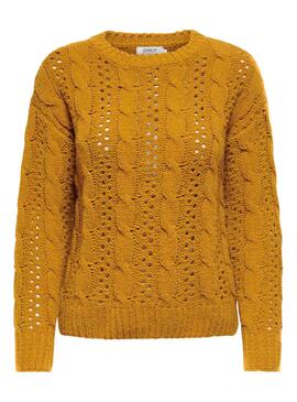 Pull Only Chanet Jaune pour Femme